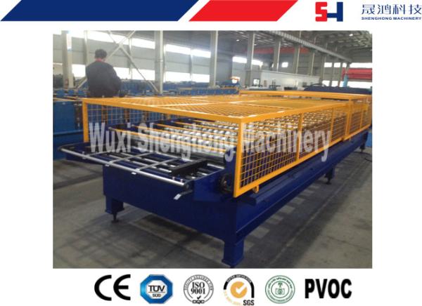 PLC Controlled Precision Cold Roll Forming Machine For Roofing Tile Making