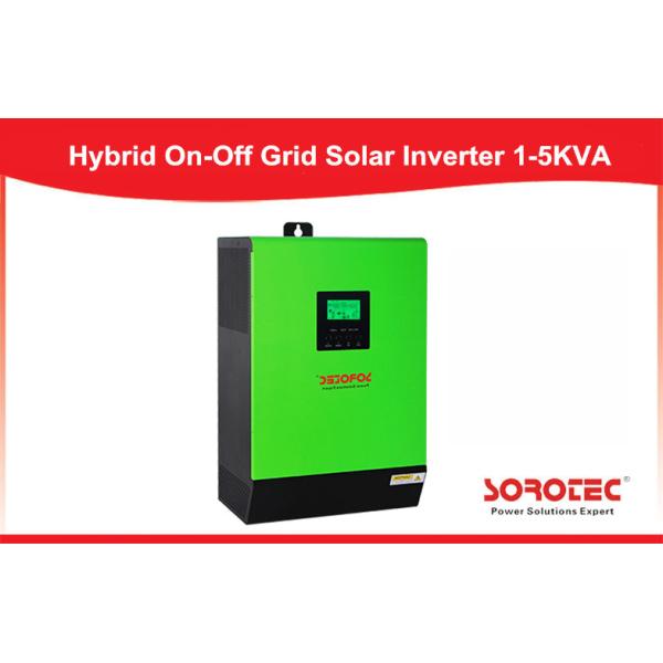 PF =1.0 Pure Sine Wave Hybrid Solar Inverter On & Off - grid 1 Phase
