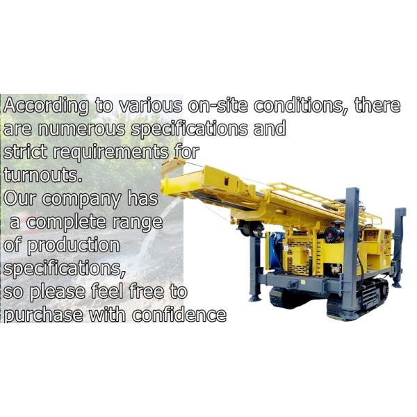 Fully Hydraulic Crawler Water Well Drilling Rig Construction Down Hole Drilling Equipment