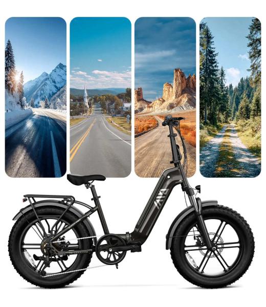 EU Warehouse Yeestep 20*4 Inch Folding Electric City Bike Lithium Battery Electric Bicycle Ebike folding Electric Bicycle