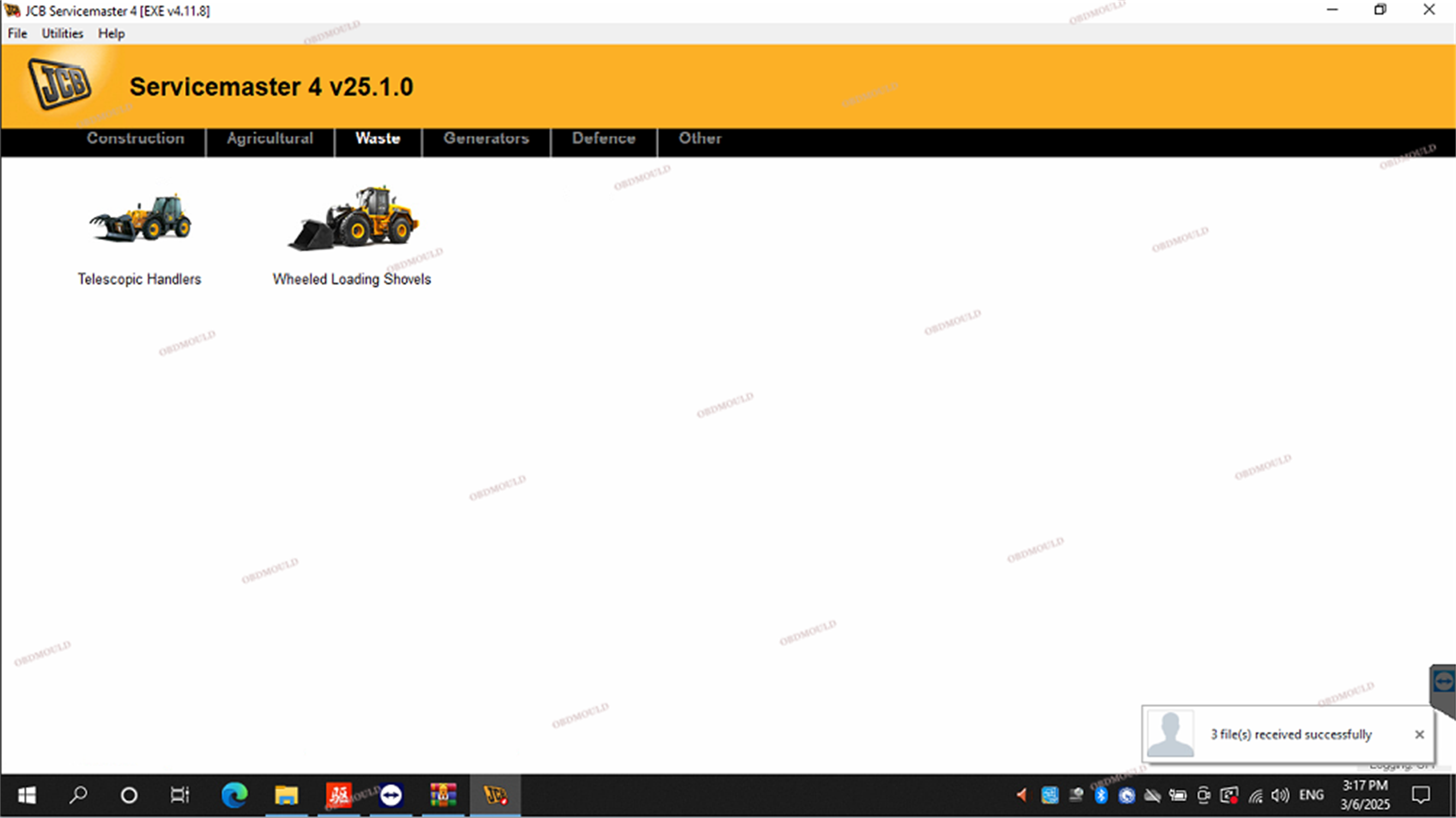 JCB Diagnostic Tool with JCB ServiceMaster 4 v25.1.0 for Heavy Duty Agricultural Diagnosis and Multi Language Support