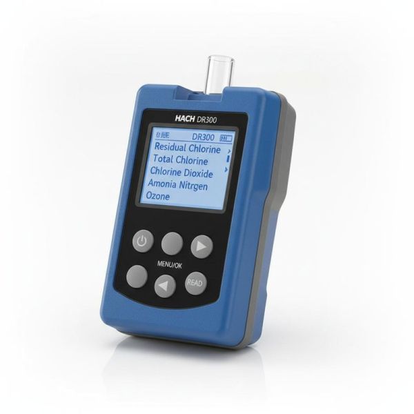 HACH DR300  LPV445.97.04110  Portable Colorimeter for Residual Chlorine, Total Chlorine, Chlorine Dioxide, Ammonia Nitrogen, and Ozone Detection