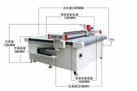 Máquina de corte de prendas de vestir de 50 Hz Máquina de corte de tejido CNC personalizable con material de cuello de corte