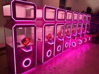 Equipamento cor-de-rosa a fichas de Arcade Game Capsule Toy Lottery da máquina de venda automática do presente