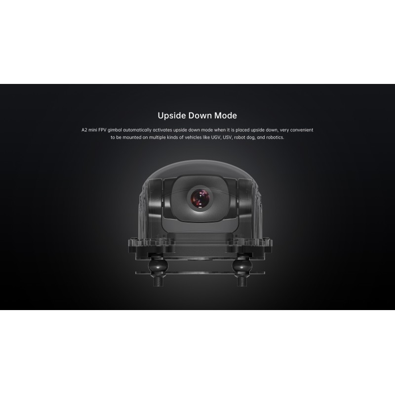 SIYI A2 Mini Ultra Wide Angle FPV Gimbal Single Axis With160 Degree FOV 1080p Starlight Drone Stabilizer for FPV Camera Parts