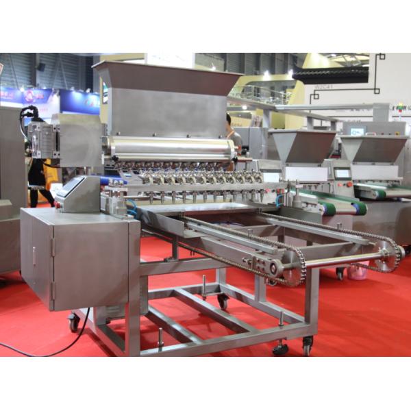 12 Nozzles Biscuit Depositor For Cupcake , Industrial Bakery Depositor Machines
