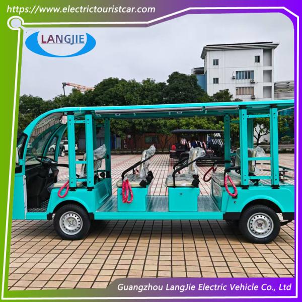 7Электрический туристический автомобиль с двигателем переменного тока мощностью 0,5 кВт с 11 местами Максимальная скорость 30 км/ч для общественного транспорта
