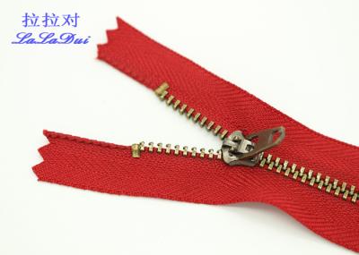 Custom 5 Inch Vintage Jeans Metal Zipper 4YG Slider Double Top Stop For Jeans And Pocket