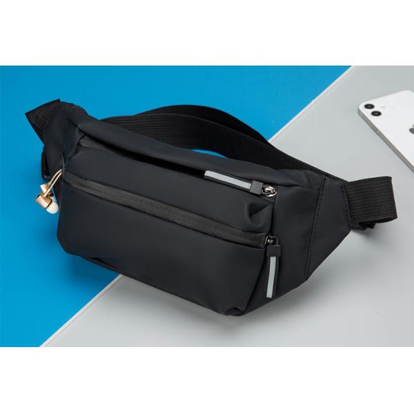 Multiple Pockets Nylon Waist Bag Pouch Unisex Waist Belt Bag Travel Pouch Fanny Pack