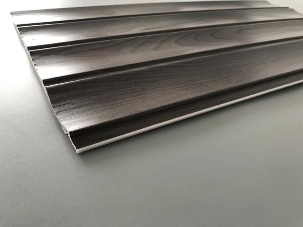 Wooden Groove Laminate Wall Panels , Commercial Washable Wall Panels