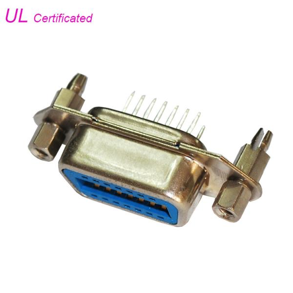 36 Pin Centronic Straight Angle Female PCB Mounted Connector Certified UL