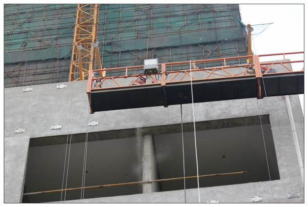 Construction building plastering galvanized steel suspended platform ZLP800 in China