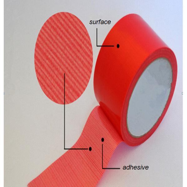 Heavy Duty Cloth Duct Tape , Heat Proof Plaid Duct Tape Flexible Strong Adhesion