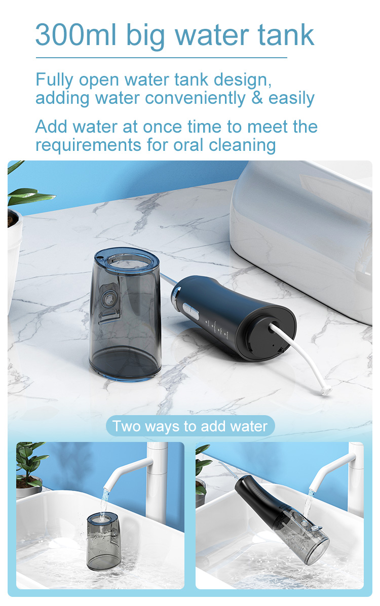 Портативный тип c поручая irrigator nicefeel 300ml устное