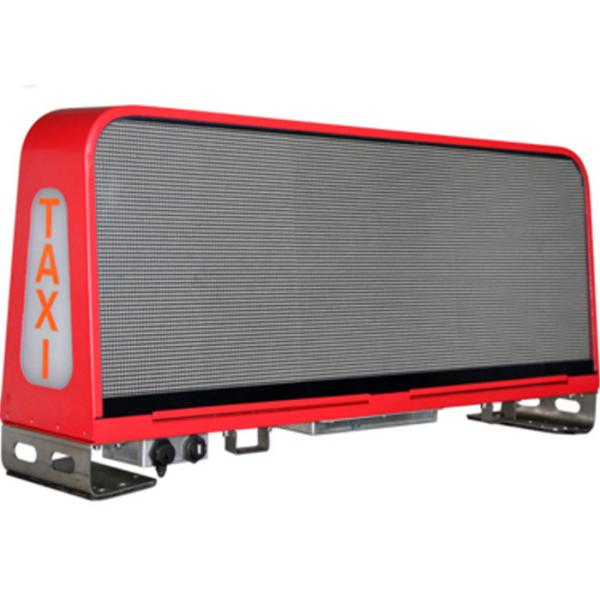 P5 imperméabilisent le caisson lumineux de la publicité de dessus de taxi de signe de publicité de toit de voiture polychrome