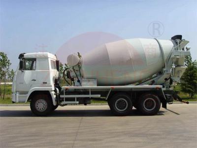 10m3 Hydraulic Concrete Mixing Truck With Tank Update Drum On Site High Speed