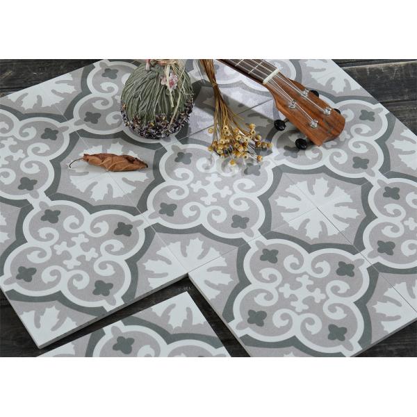 Gray 20x20cm Ceramic Rustic Tile for Indoor Floor