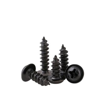 Aço inoxidável, zinco preto, cabeça de lavadora de panelas, folha de metal, parafuso com colarinho