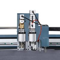 Machine numérique CNC pour couper le tissu coupeuse de tissu à coupe unique, couteau rond 3,5KW