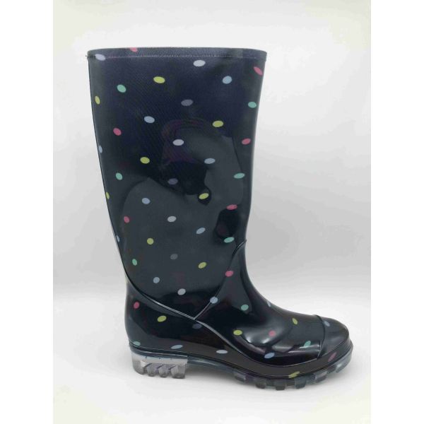 Bottes de pluie en Pvc pour femmes Chelsea style Wellington Bottes de cheville pour femmes