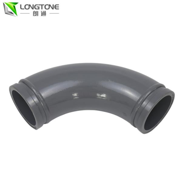 DN125 Schwing Concrete Pump Parts Pipe Elbow Curving Welding