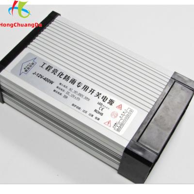 33.3A rainproof lED power supply 400w 12V 215*120*56mm Constant Voltage