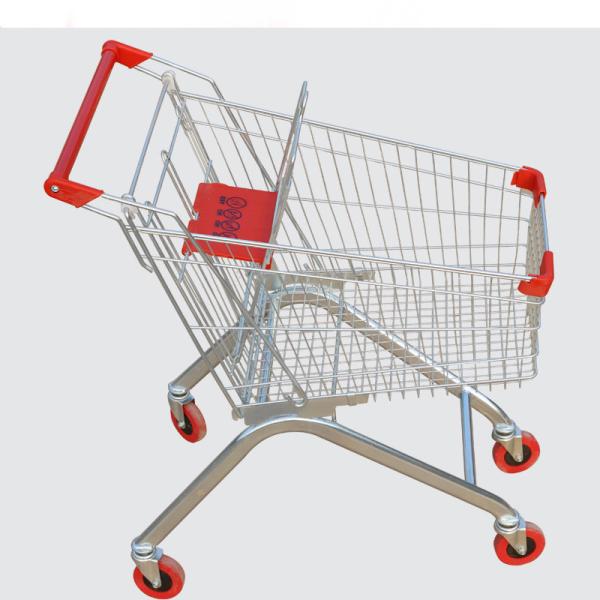 240L Grocery Utility Cart For Apartment With Wheels Q235 Steel
