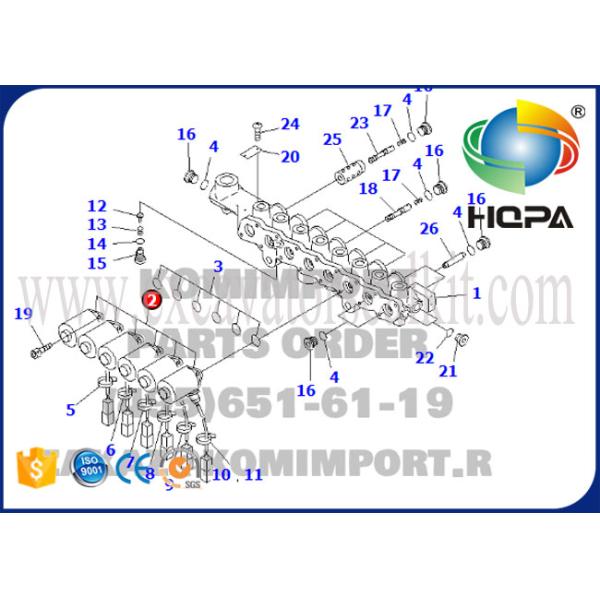 20Y-60-32120 20Y-60-32121 Engine Parts Solenoid Valve For Solenoid Coil Komatsu PC200-7 PC200-8 PC220-7