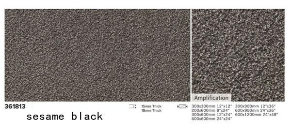 Flamed Surface Outdoor Clay Paving Tile 600x1200mm 15mm