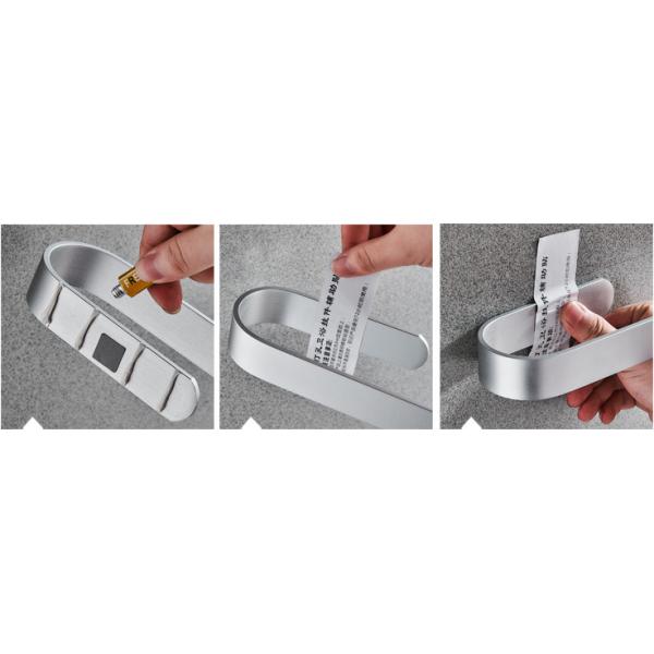 Fire Resistant Wall Mounted Silver 24cm Steel Shoes Rack