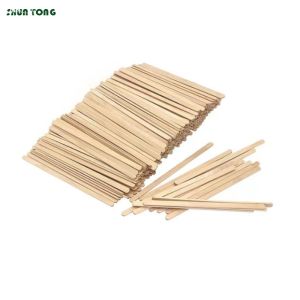 110mm White Birch Biodegradable Wood Coffee Stirrer Bulk Packing