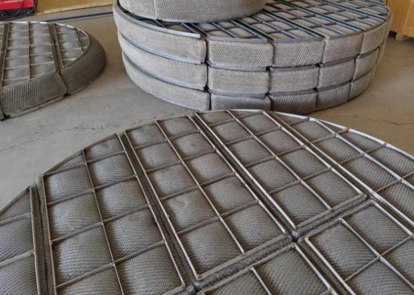 SS304 Knitted Weave Wire Mesh Demister Pad with 99% Filter Rating for Distillation Towers