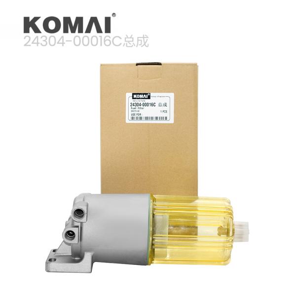 Ensaio de filtro de combustível Komai 24304-00016C Ensaio de separador de água de combustível para Doosan DX215-9C