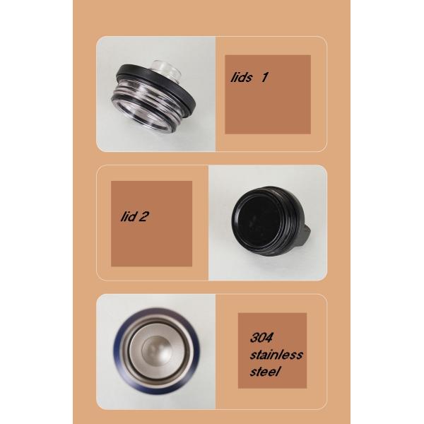 600/800/1100ML Deportes al aire libre Botella de agua de acero inoxidable para senderismo Ligera Botella de agua de acero inoxidable de doble pared Easy Chug Design