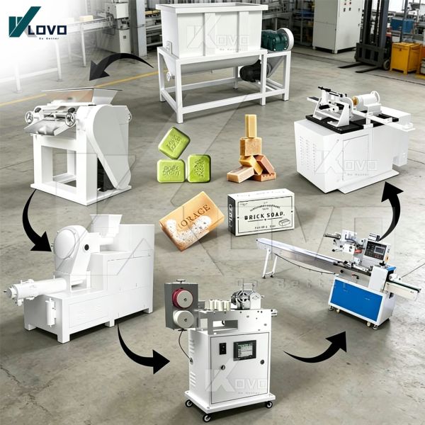 Fully Automatic Soap Machine Providing Online Guidance and Customizable Options to Improve Soap Manufacturing Efficiency