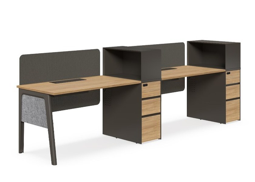 Lido Pro-Desks Aluminum-frame Workstation with Functional Beam and Multiple Color Options