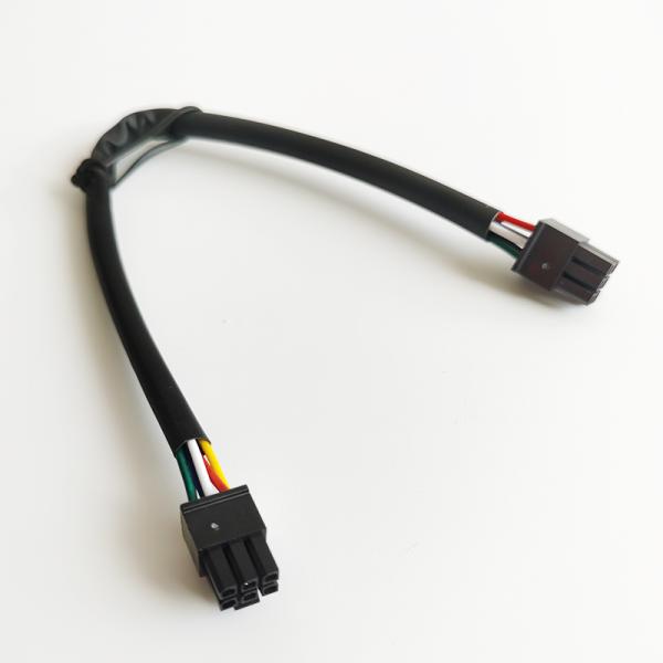 Molex Sim Black PVC Industrial Wiring Harness Jst 26AWG 5C 4mm OD