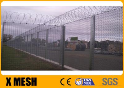 Segurança preta Mesh Fencing Panels Anti Climb da estrada 358