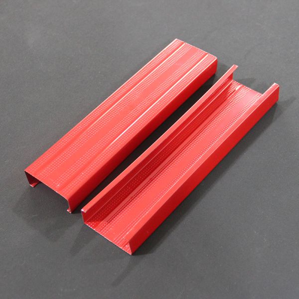 Standard Light Gauge Metal Stud / Customized Metal U Track 90mm 100mm