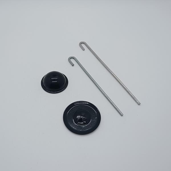 120MM Bird Barrier Deterrent Solar Panel J Hook Clips With Washers Metal Wall Stainless Steel Boiler