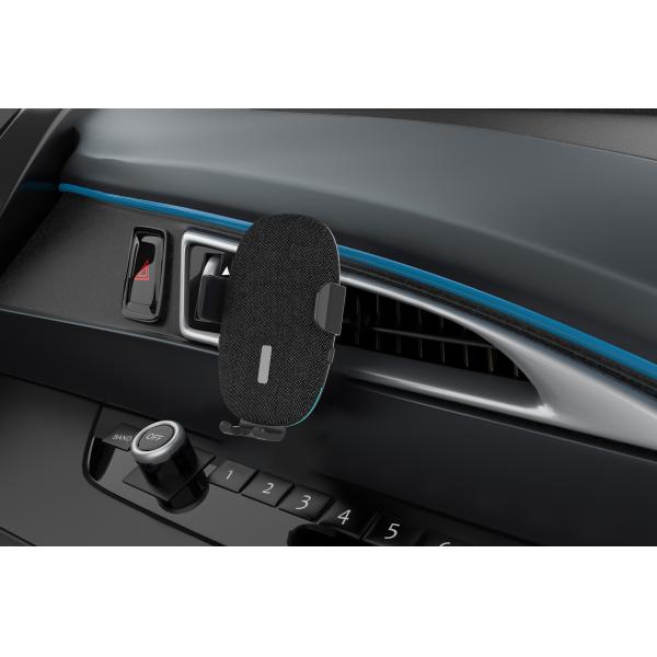 Cubierta de teléfono de montaje para automóviles de tela de ventilación de aire