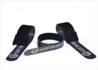 Courroie en nylon dégrossie reusrable d'enveloppe de crochet de tête ronde double et de câble de boucle avec Logo Printed