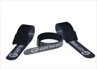 Die Cutting Coloured Cable Ties  Customized Self-Adhesive Tape Shape Self-gripping Hook and Loop Cable Tie