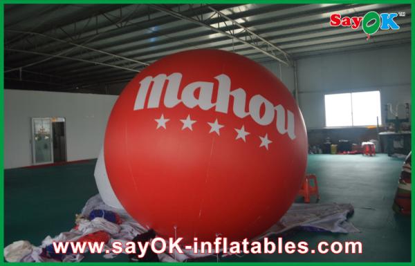 balão exterior leve relativo à promoção do hélio do partido do Pvc de 0.2mm que anuncia balões infláveis