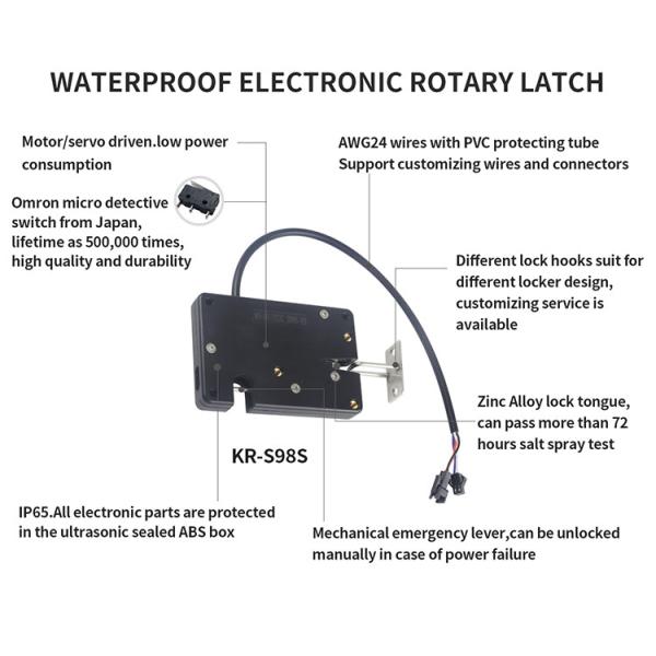 Замок шкафчика металла шкафа ODM OEM умный электрический водоустойчивый failsafe