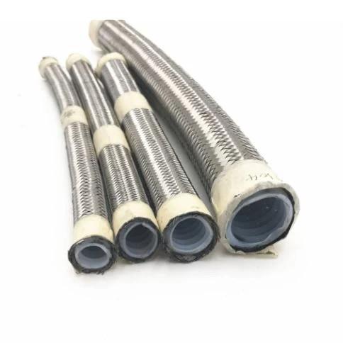 Flexible Stainless Steel Braided Ptfe Hydraulic Hose High Strength Chemical Resistant