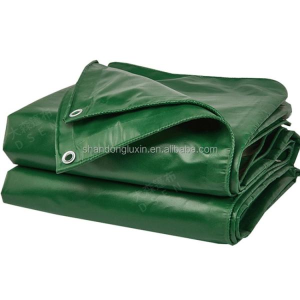Heavy Duty Woven Truck Side Curtain Tarpaulin PVC Coated Water Resistant Make-to-order