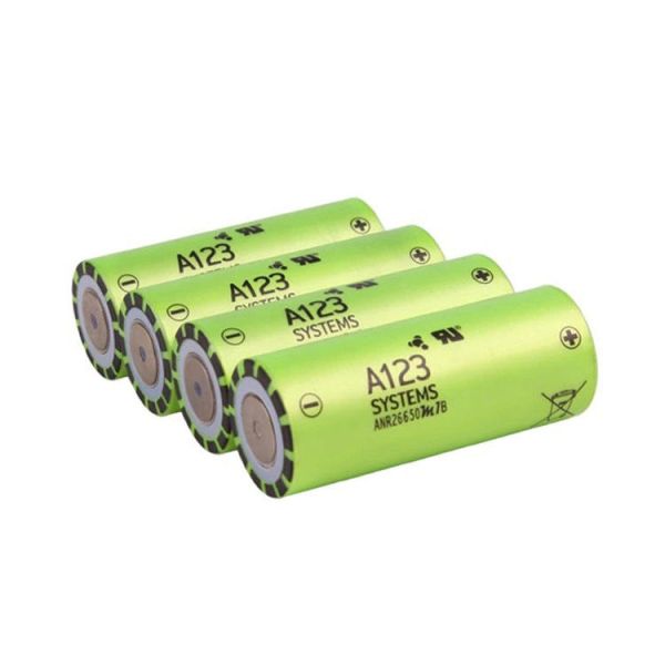 A123 3.2V 26650 LiFePO4 Battery with Low-temperature Resistance, High-speed 4C Charging and 50C Discharging for Electric Tools