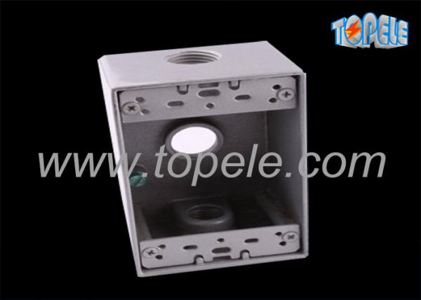 Caixas elétricas resistentes a intempéries 3 buracos 1 gang outlet