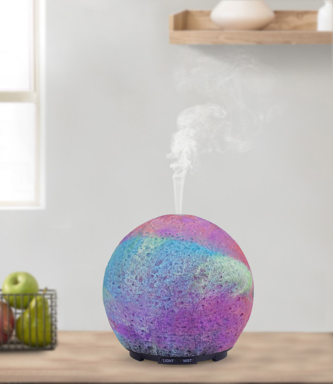 Отражетель масла света ночи смолы Polyresin, увлажнитель ароматности 9W 200ml ультразвуковой